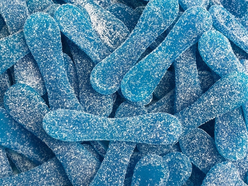 Matthijs veggie zure blauwe tongen 250 gram