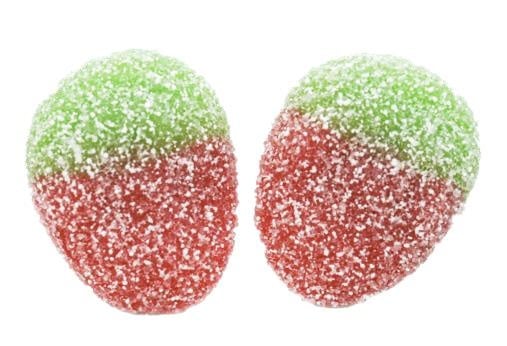 halal mega zuur aardbei 250 gram