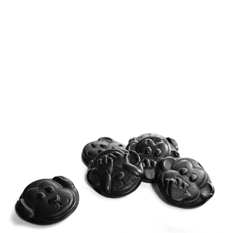 Horen Zien en Zwijgen (drop Apen) 250 gram